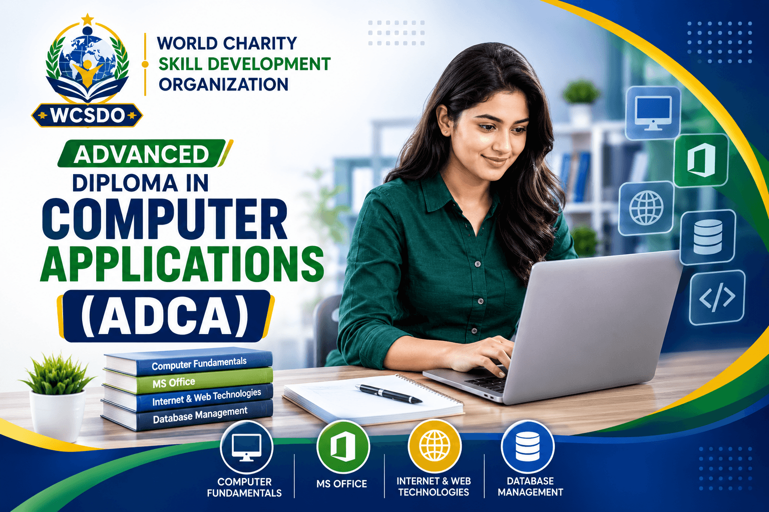 Advanced Diploma in Computer Applications(ADCA)